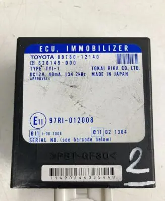 Toyota Corolla E120 E130 Immobilizer control unit/module 8978012140
