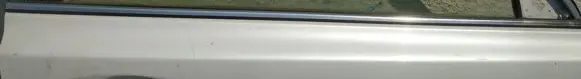 Front door glass trim molding