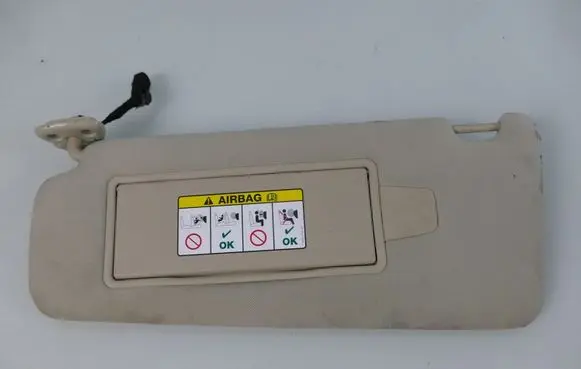Jaguar XF Sun visor