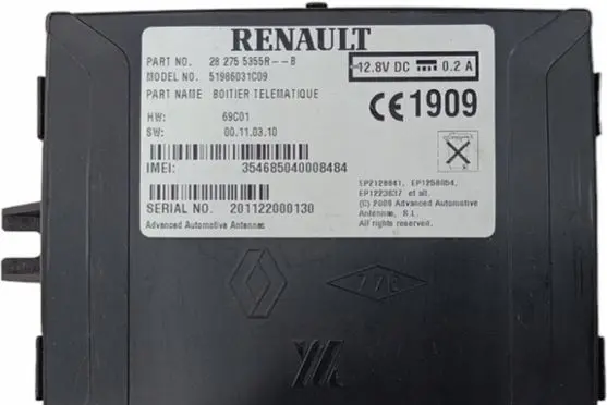 Renault Kangoo II Gateway control module 282755355R