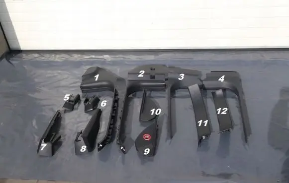 Mercedes-Benz ML W166 Seat and door cards trim set 