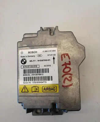 BMW X5 E70 Airbag control unit/module 9159795 0285010094