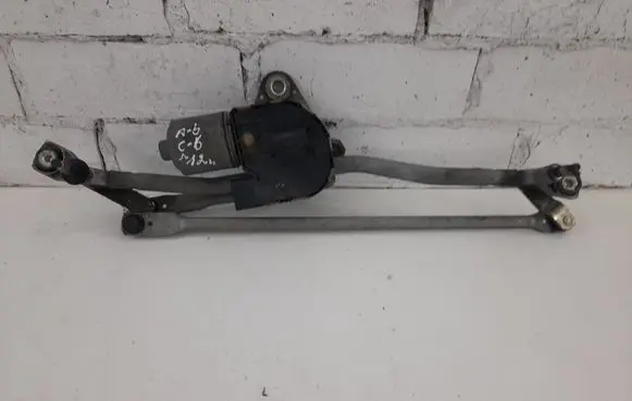 Audi A6 S6 C6 4F Front wiper linkage and motor 4F1955119B 4F1955023H