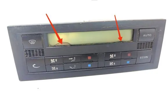 Volkswagen Sharan Climate control unit 7M3907040B