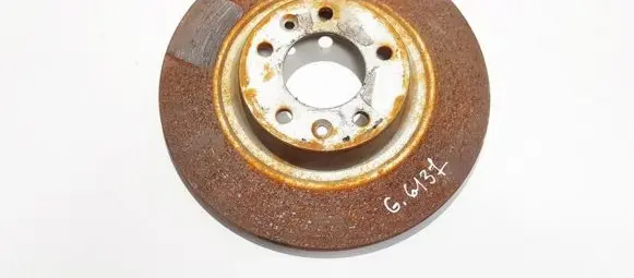 Peugeot RCZ Rear brake disc neventiliuojamas
