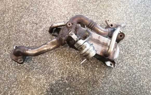 Opel Astra H EGR valve cooler