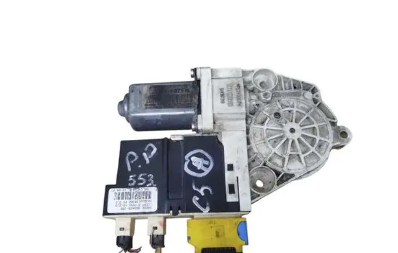 Citroen C5 Front door window regulator motor 9681597580