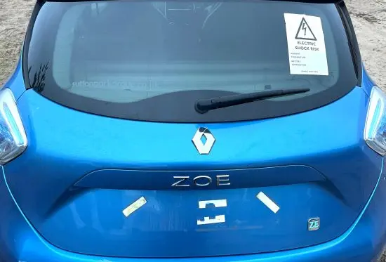 Renault Zoe Tailgate/trunk/boot lid