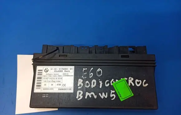 BMW 5 E60 E61 Comfort/convenience module 9176069 61359176069 5WK49111D