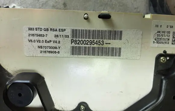 Dacia Logan I Speedometer (instrument cluster) P8200295453 216754627