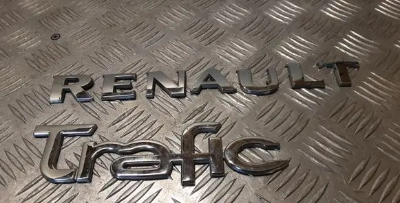 Renault Trafic II (X83) Rear loading door model letters 