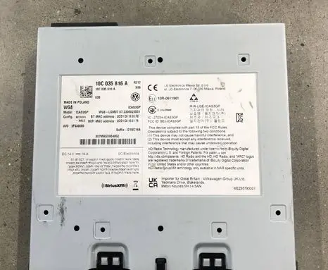 Volkswagen ID.7 MMI control unit 10C035816A