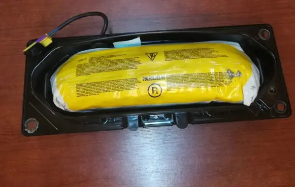 Front door airbag