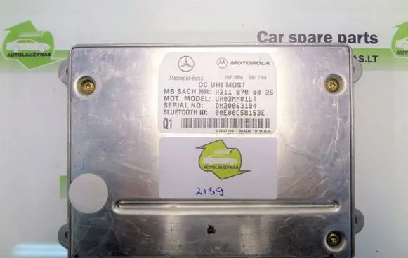 Mercedes-Benz E W211 Phone control unit/module A2118700026 2118700026