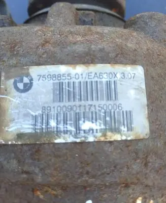 BMW 1 E81 E87 Rear differential 759885501