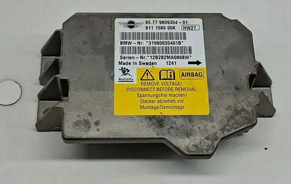 Mini One - Cooper Clubman R55 Airbag control unit/module 9809354