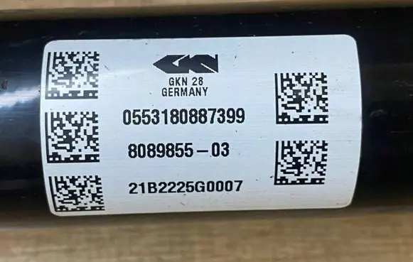 BMW M4 G82 G83 Rear driveshaft 8089855