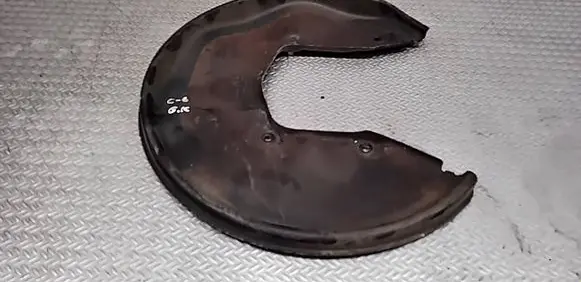 Audi A6 S6 C6 4F Rear brake disc plate dust cover 