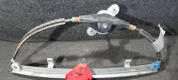 Sliding door window regulator with motor