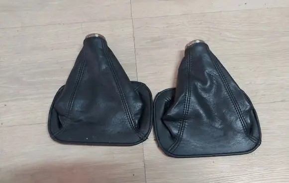 Toyota RAV 4 (XA20) Handbrake lever cover (leather/fabric) RAV4IIMIESZEK