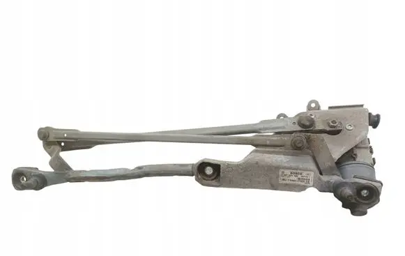 Front wiper linkage and motor
