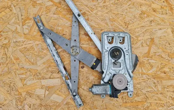 Chrysler 300M Rear door window regulator with motor 4574106 40211098702