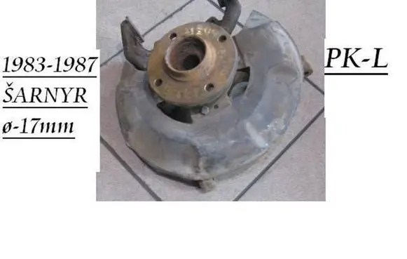 Volkswagen Golf II Front wheel hub spindle knuckle VW348792