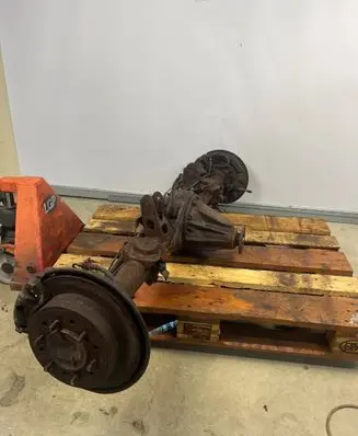 Toyota Land Cruiser (J120) Rear axle beam with reductor 