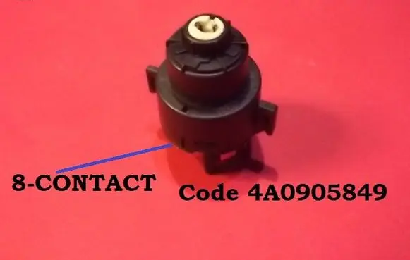 Audi 80 90 S2 B4 Ignition lock contact 4A0905849