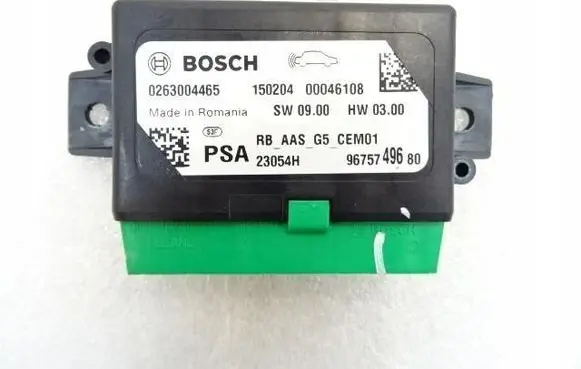 Peugeot 308 Parking PDC control unit/module 9675749680