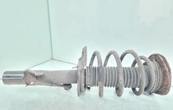 Front shock absorber with coil spring