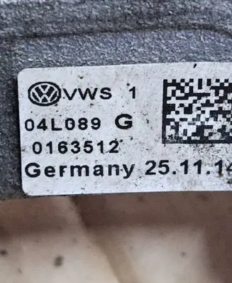 Audi A4 S4 B8 8K Fuel main line pipe 04L089 0163512 25111