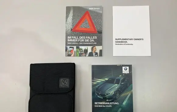 BMW M8 F91 F92 G14 G15 Owners service history hand book 