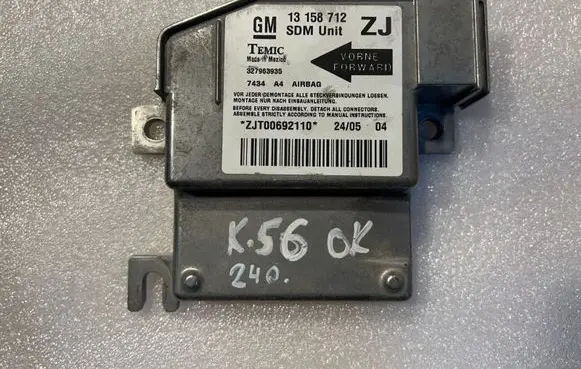 Opel Meriva A Air suspension control unit module (rear) 13158712 93177229