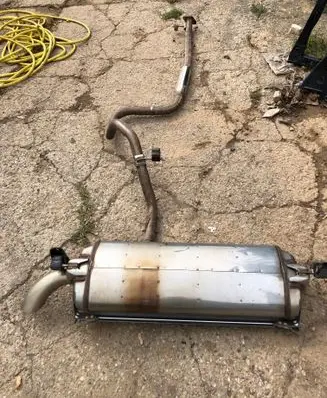 Nissan Qashqai J12 Muffler/silencer 201006um0b