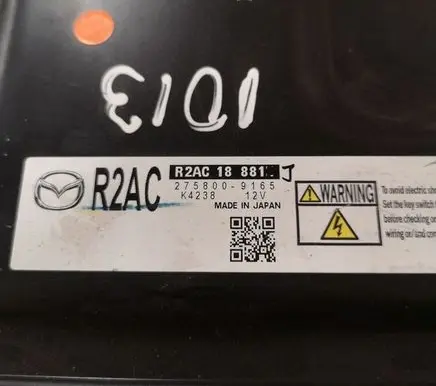 Mazda 6 Engine control unit/module 2758009165 K4238 R2AC18881J