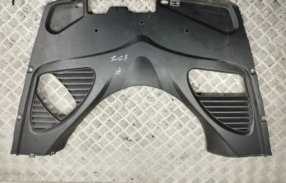 Engine bonnet/hood lock trim molding
