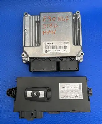 BMW 3 E90 E91 Engine ECU kit and lock set 8506375 0281016069
