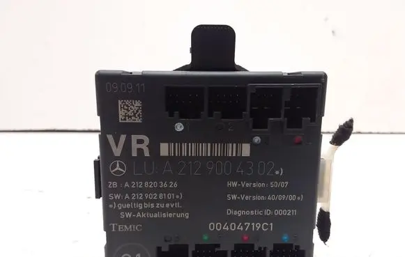 Mercedes-Benz E W212 Door control unit/module A2129004302