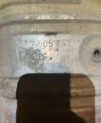 BMW 7 E65 E66 Muffler/silencer 7505798 7505799 7505797