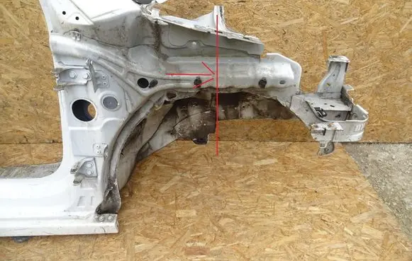 Citroen C3 Front side member 