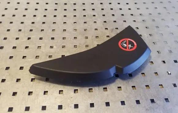 Dashboard side end trim