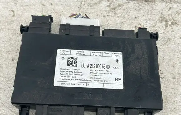 Mercedes-Benz E W212 Seat control module A2129005300 A2129011700 A2129028800