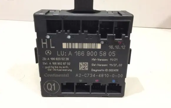 Mercedes-Benz ML W166 Door control unit/module A1669005805
