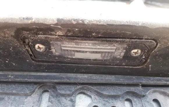 Volkswagen Polo Number plate light