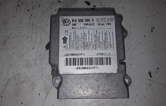 Volkswagen Golf V Airbag control unit/module 1K0909605R 5WK43412 02H01832200