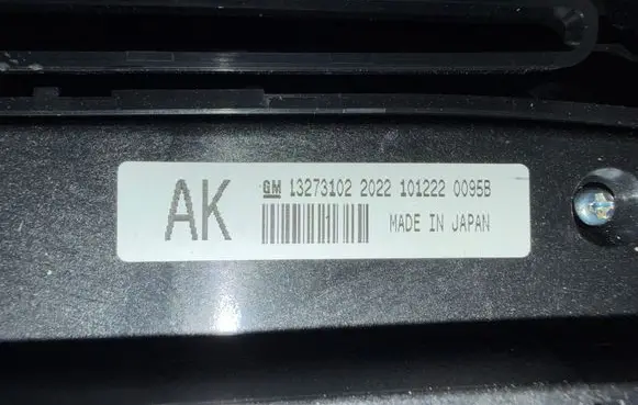 Opel Insignia A Climate control unit 13273255 2030110105