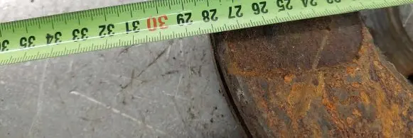 Opel Zafira A Front brake disc