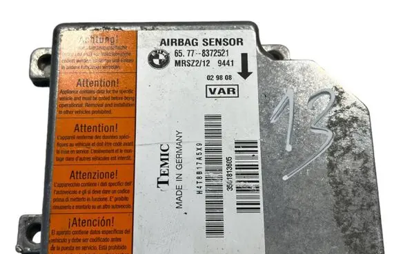 BMW 5 E39 Airbag deployment crash/impact sensor 8372521 65778372521