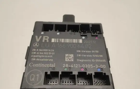 Mercedes-Benz B W246 W242 Door control unit/module A1669006402